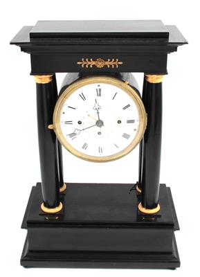 Biedermeier Portikusuhr - Antiquitäten - Schwerpunkt Uhren