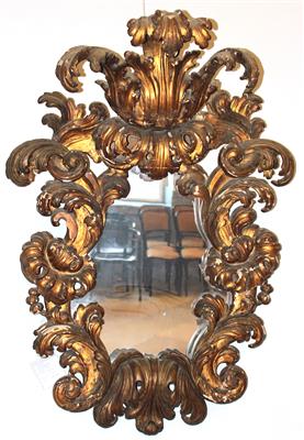 Barocker Spiegelrahmen, - Antiquariato