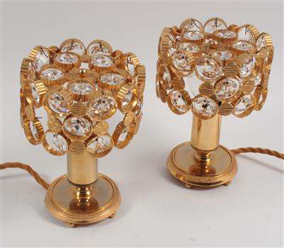 Paar Tischlampen, - Antiquitäten