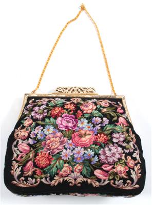 Petit Point Tasche, - Antiques