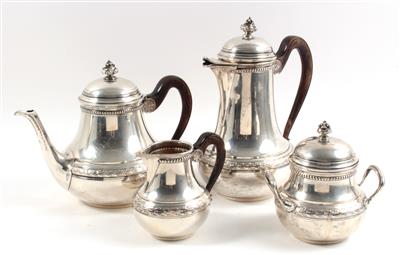 Deutsche Tee- und Kaffeegarnitur, - Antiquitäten
