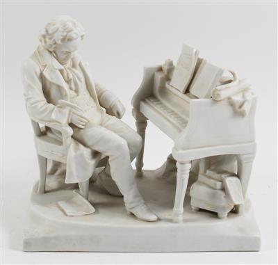 Beethoven am Klavier, - Antiques