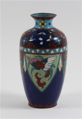 Cloisonné-Vase, - Antiquitäten