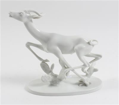 Fliehende Gazelle, - Antiquitäten