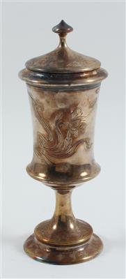 Wiener Silber Deckelpokal, - Antiquariato