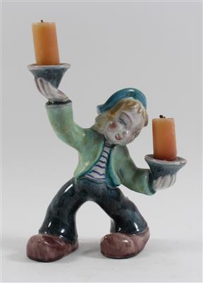 Figuraler Kerzenleuchter, - Antiquitäten