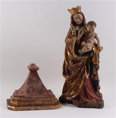 Madonna mit Kind, - Antiquariato