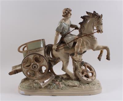 Reiter mit Streitwagen, - Antiques