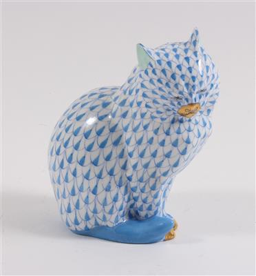 Sitzende Katze, - Antiquariato