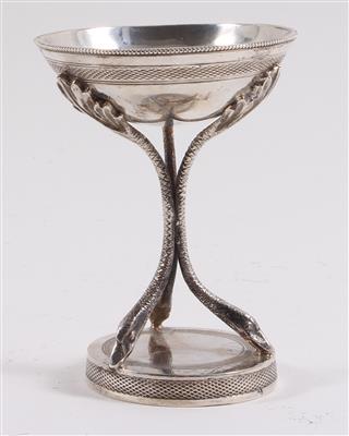 Wiener Silber Gewürzschälchen 1810, - Antiques