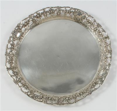 Silber Tablett, - Antiquariato