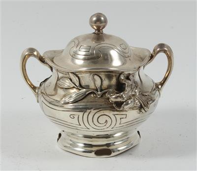 Wiener Silber Zuckerdose, - Antiquariato