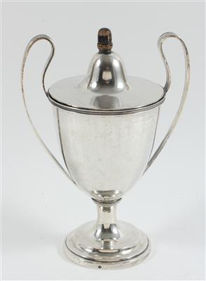Empire Silber Deckelgefäß von 1803, - Antiquitäten