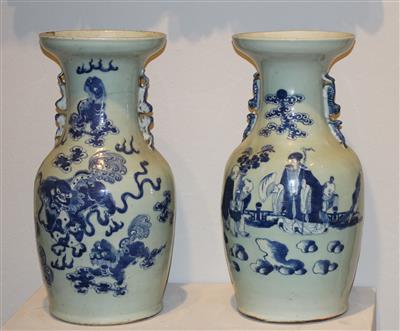 2 Vasen - Sommerauktion - Antiquitäten