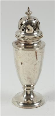 Birminghamer Silber Streuer, - Sommerauktion - Antiquitäten
