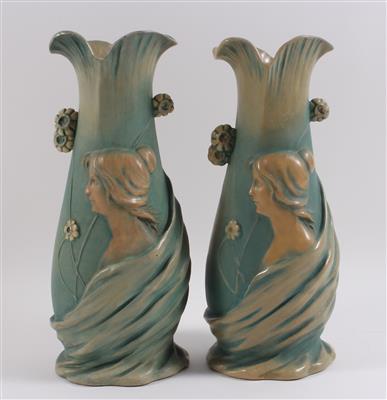 G. Rombach(?), Vasenpaar, - Sommerauktion - Antiquitäten