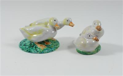 Zwei Entenpaare, - Letní aukce