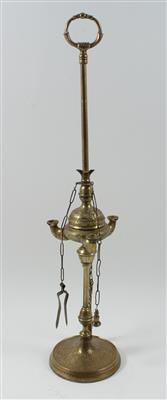 Öllampe, - Sommerauktion - Antiquitäten