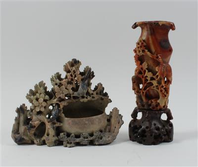 Pinselwascher, Vase, - Sommerauktion - Antiquitäten