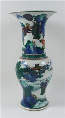 Wucai Vase, - Sommerauktion - Antiquitäten