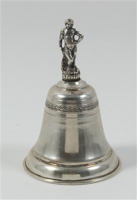 Italienische Silber Tisch Glocke, - Sommerauktion - Antiquitäten