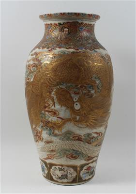 Satsuma Vase, - Summer-auction
