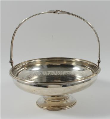 Wiener Silber Henkelschale, - Antiques