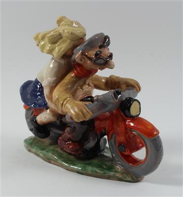 Motorradfahrer, - Antiquitäten