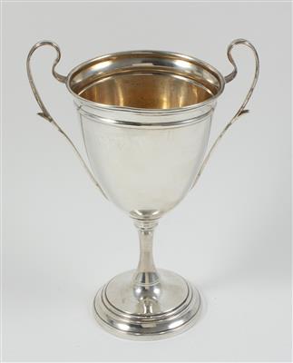 Londoner Silber Pokal ohne Decke, - Ausgewählte Silberobjekte