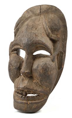 Bamileke, Kamerun-Grasland: Eine seltene Gesichts-Maske, 'Kunga' genannt. - Antiquariato