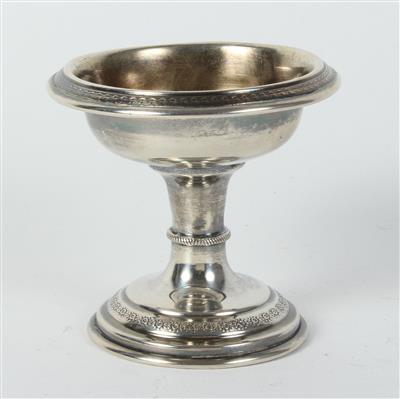 Wiener Silber Gewürzschälchen mit Innenvergoldung, - Antiques