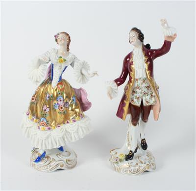 Tanzende Dame und Herr - Antiquitäten
