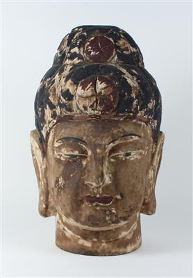 Buddhakopf, - Antiques and art