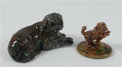 Hugo F. Kirsch, Zwei Hunde, - Antiques and art