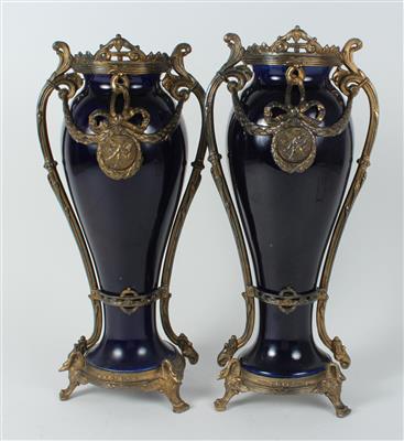 1 Paar Vasen, - Antiquitäten