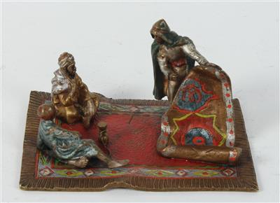 Wiener Bronze - Teppichhändler, - Antiquitäten