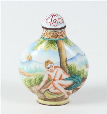 Email-Snuff Bottle, - Antiques