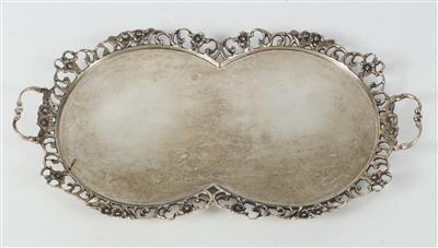Schwedisches Silber Tablett, - Antiques