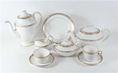 Spode Golden Trellis Tee- und Kaffeeservice - Starožitnosti