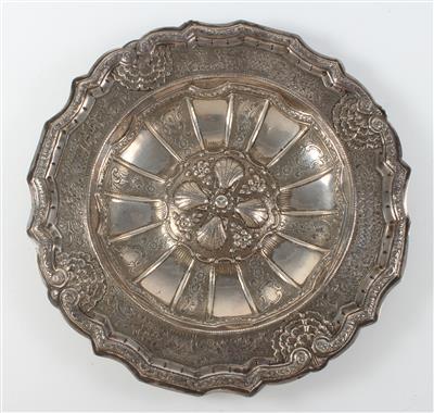 Spanischer Silber Teller, - Antiquitäten