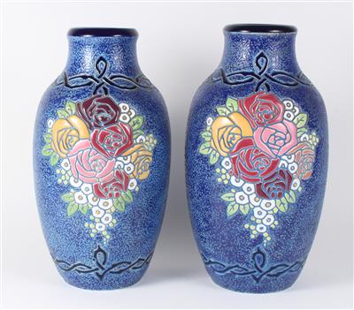 1 Paar Jugendstil Vasen - Antiquitäten - Ausgesuchte Raritäten