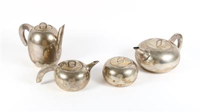 4 teilige Italienische Silber Garnitur, - Silver objects