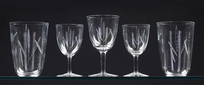 Lobmeyr-Gläser, - Antiquitäten