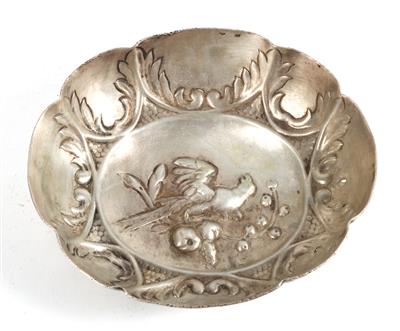 Wiener Silber Schale im Barockstil, - Silver objects