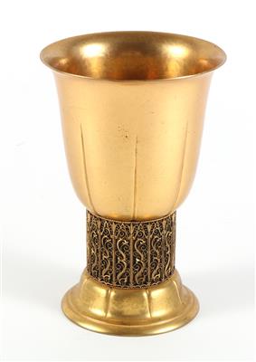 Jugendstil-Pokal, Erhard  &  Söhne, Schwäbisch Gmünd um 1915, - Jugendstil e arte applicata del XX secolo