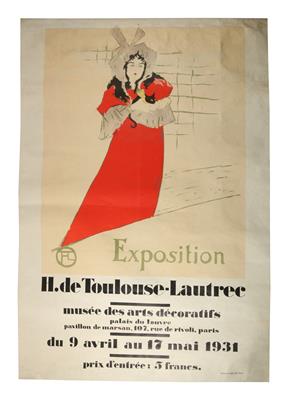 EXPOSITION H. DE TOULOUSE-LAU TREC - Plakate und Reklame