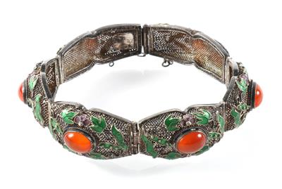 Silber Armband, - Antiquitäten