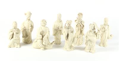 Dehua Figuren der acht Unsterblichen, - Antiquitäten