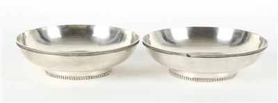 2 Wiener Silber Schalen, - Antiques