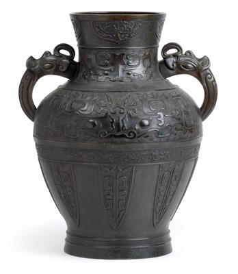 Bronze Vase, China, 18. Jh. - Antiquitäten